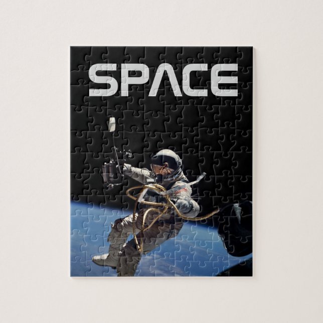 Astronaut Space Walk Jigsaw Puzzle (Vertical)