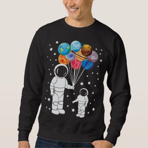 Astronaut Spaceman Funny Space Dwarf Solar System  Sweatshirt