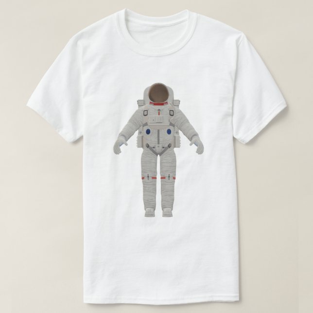 Astronaut Spacesuit Design T-Shirt (Design Front)