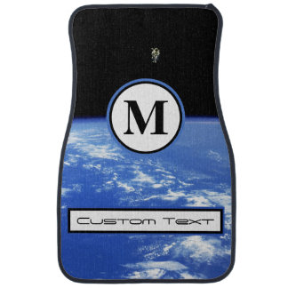 Astronaut Spacewalk - Add Monogram Custom Text Car Floor Mat