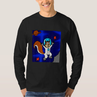Astronaut Squirrel in Space T-Shirt