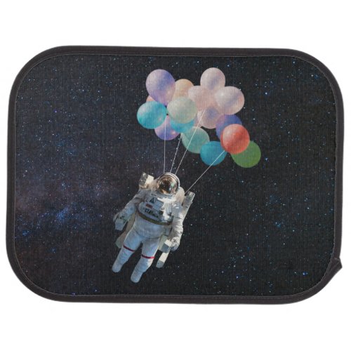 Astronaut Stars  Space Colorful Balloons Car Floor Mat