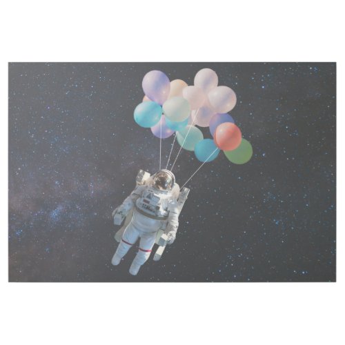 Astronaut Stars  Space Colorful Balloons Gallery Wrap