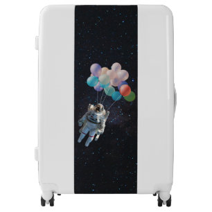 Astronaut Stars & Space Colorful Balloons Luggage
