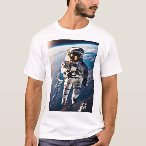 Astronaut Style design mans T_shirt 