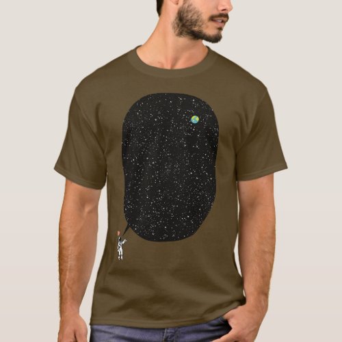 Astronaut Talking About the Infinite Cosmos by Tob T_Shirt