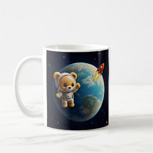 Astronaut Teddy Coffee Mug