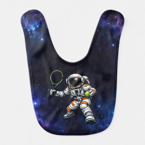Astronaut Tennis Baby Bib
