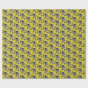 Astronaut Tennis Wrapping Paper