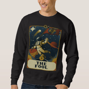 Astronaut The Fool Astronomy Tarot Card Read Witch Sweatshirt