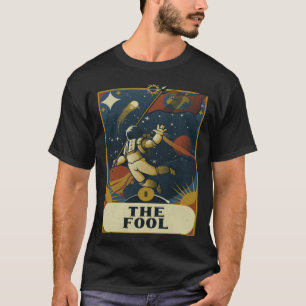 Astronaut The Fool Astronomy Tarot Card Read Witch T-Shirt