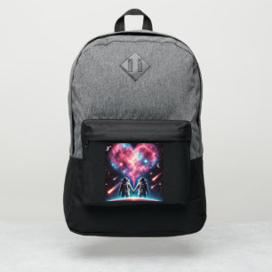 Astronaut-Themed Modern Backpack
