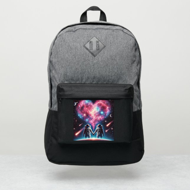 Astronaut-Themed Modern Backpack (Front)
