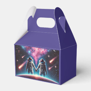 Astronaut-Themed Party Favor Box