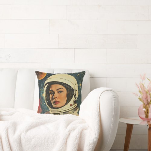 Astronaut  throw pillow
