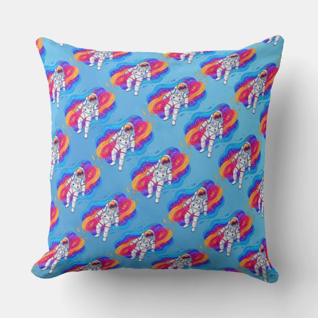 Astronaut Throw Pillow (Front)