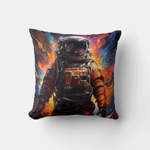 Astronaut Throw Pillow