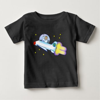 Astronaut Toddler Hoodie Baby T-shirt by Shenanigins at Zazzle
