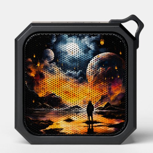 Astronaut Traveler Cosmic Horizon Journey Bluetooth Speaker