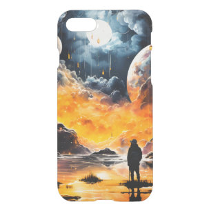Astronaut Traveler Cosmic Horizon Journey iPhone SE/8/7 Case
