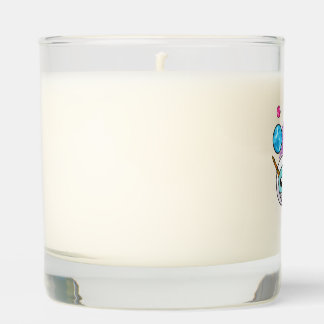 Astronaut Unicorn Riding Narwhal Space Universe Scented Candle