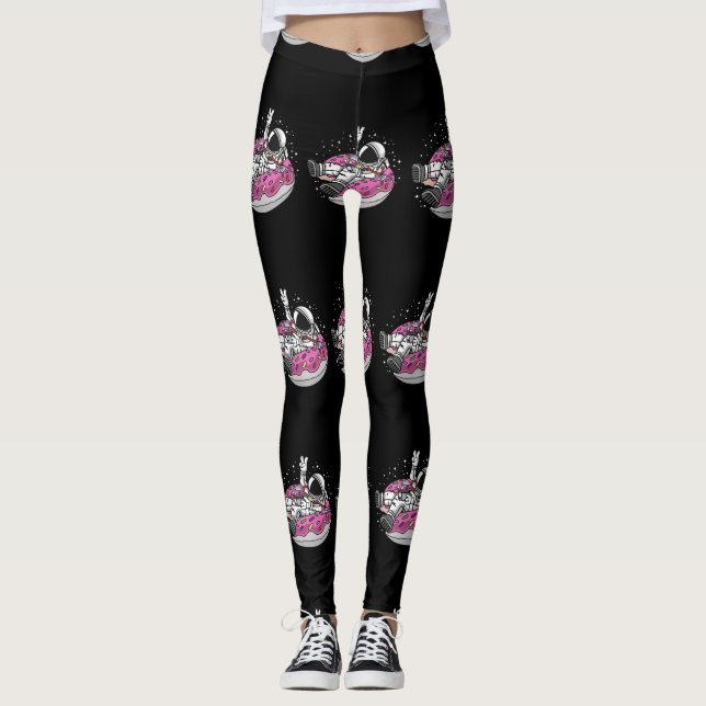 Astronaut Vacation Leggings (Front)