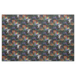 Astronaut with Balloons Fabric