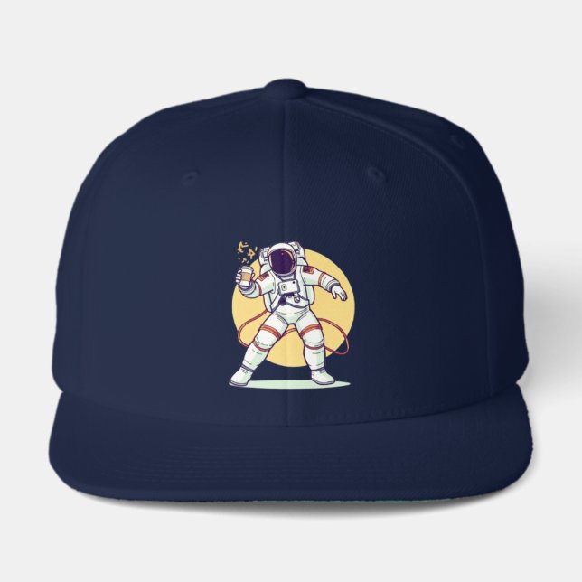 Astronaut with coffee visor  (Front)
