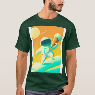 Astronaut with Ice Cream 2 T-Shirt
