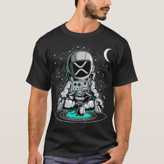 Astronaut Yoga Ripple XRP Coin To The Moon Crypto T-Shirt