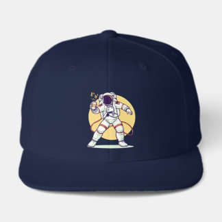 Astronauta con café visor 