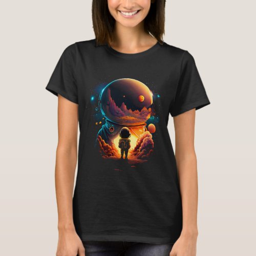 Astronauts Adventure Awaits Out of this World Cart T_Shirt