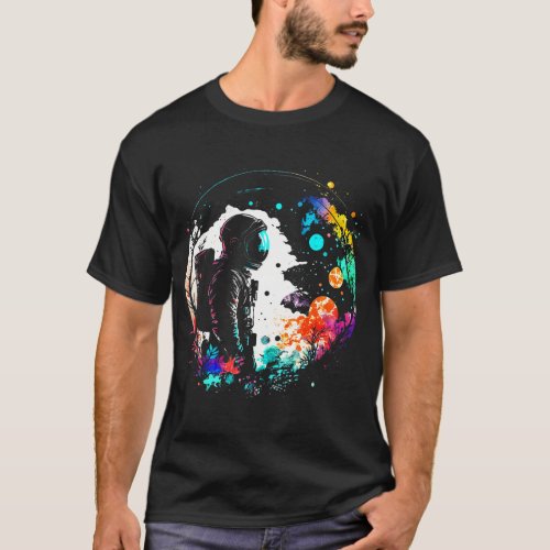 Astronauts An Astronaut On A Distant World Viewing T_Shirt