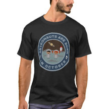 Astronauts are born in October alternate design