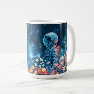 Astronauts Exploring the Outer Space Coffee Mug