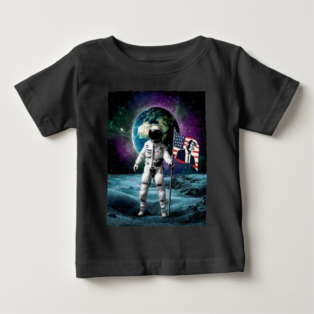 Astronauts for Trump 2024 Invitation Baby T-Shirt (Front)