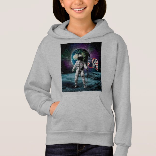 Astronauts for Trump 2024 Invitation Hoodie (Front)