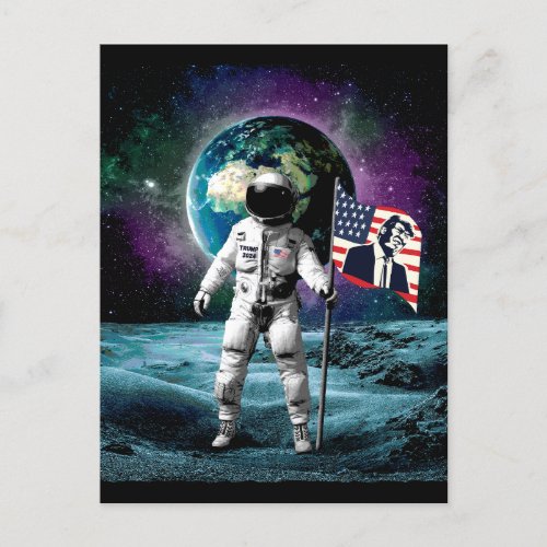 Astronauts for Trump 2024 Invitation Postcard