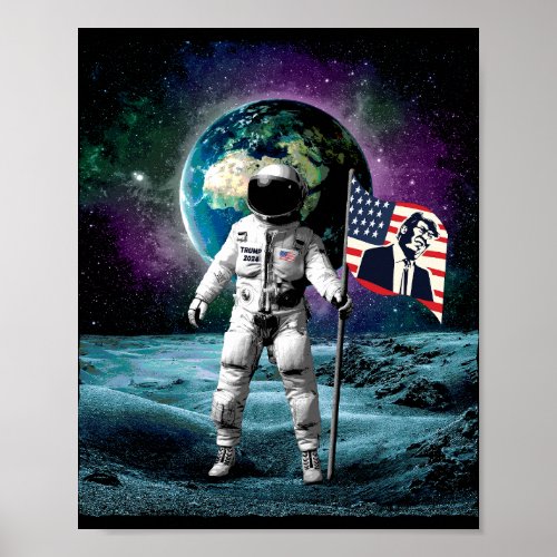 Astronauts for Trump 2024 Invitation Poster