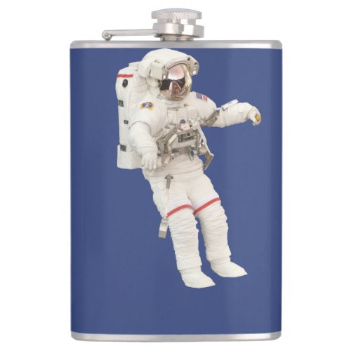 Astronauts in orbit Flask