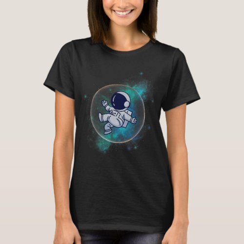 Astronauts in space T_Shirt