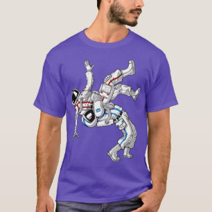 Astronauts JiuJitsu Wrestling T-Shirt