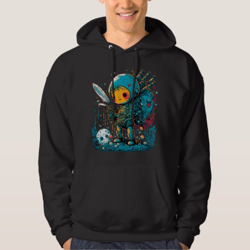 Astronauts Little Astronaut Boy in a Space Planet Hoodie