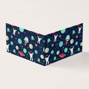 Astronauts Planets Rockets and Aliens Business Card