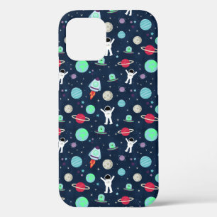 Astronauts Planets Rockets and Aliens iPhone 12 Pro Case