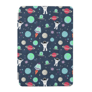 Astronauts Planets Rockets and Aliens iPad Mini Cover