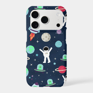 Astronauts Planets Rockets and Aliens iPhone 17 Pro Case