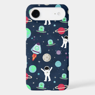 Astronauts Planets Rockets and Aliens iPhone 17 Air Case