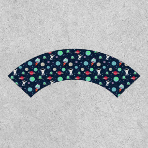 Astronauts Planets Rockets and Aliens Patch