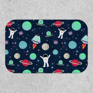 Astronauts Planets Rockets and Aliens Patch